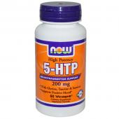 Now Foods 5-Htp 200 mg with Glycine Taurine Inositol 60 caps 