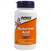 Now Foods Hyaluronic Acid 50 mg with MSM 60 caps