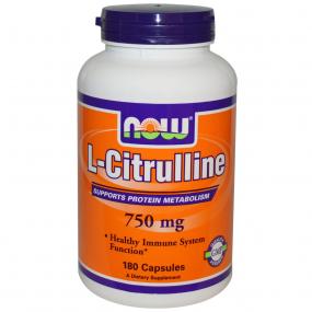 Now Foods L-Citrulline 750 mg 180 caps
