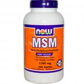 Now Foods MSM 1500 mg 200 tabs