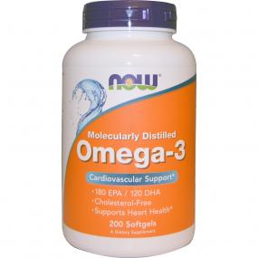 Now Foods Omega-3 180 EPA / 120 DHA 200 softgels