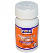Now Foods Vitamin D-3 10.000 IU 120 soft