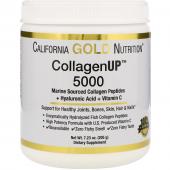 California Gold Nutrition CollagenUP 5000 + Peptides + Hyaluronic Acid + C, 205 g