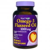 Natrol Omega-3 Flaxseed Oil 1000 mg 90 softgels