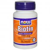Now Foods Biotin 1000 mcg 100 caps