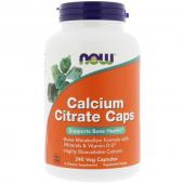 Now Foods Calcium Citrate Caps 240 vcaps