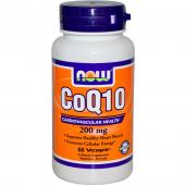 Now Foods CoQ10 200 mg 60 caps