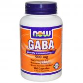 Now Foods Gaba 500 mg 100 caps