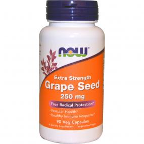 Now Foods Grape Seed 250 mg 90 vcaps