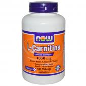 Now Foods L-Carnitine 1000 mg 100 tab