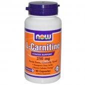 Now Foods L-Carnitine 250 mg 60 caps