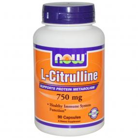 Now Foods L-Citrulline 750 mg 90 caps