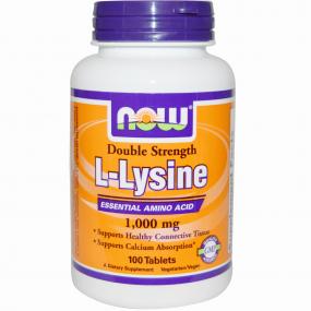 Now Foods L-Lysine 1000 mg 100 tab