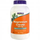 Now Foods Magnesium Citrate 200 mg 250 tab