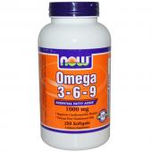 Now Foods Omega 3-6-9 1000 mg 250 soft