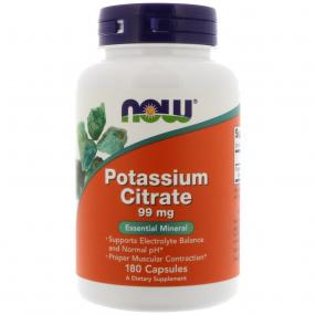 Now Foods Potassium Citrate 99 mg 180 caps