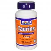 Now Foods Taurine 500 mg 100 caps