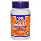 Now Foods A & D 10.000/400 IU 100 softgels